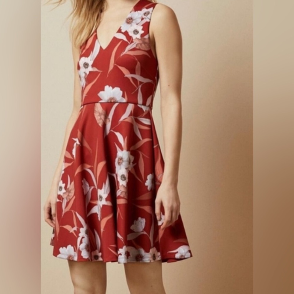 NWT Ted Baker Enyaa Cabana Skater Dress UK 3/US 8